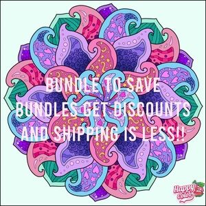 Bundling saves money because they are discounted and less shipping.